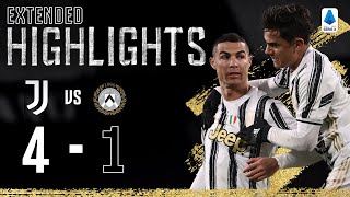 Juventus 41 Udinese  Clinical Finishing from CR7 Dybala amp Chiesa  EXTENDED Highlights [upl. by Craddock]