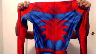 Opening My New ZentaiZone Spiderman Costume [upl. by Acinhoj]