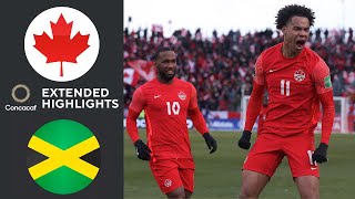 Canada vs Jamaica Extended Highlights  CONCACAF WCQ  CBS Sports Golazo [upl. by Jeaz]