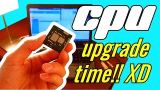 How to Upgrade a Laptop CPU  Processor XD [upl. by Atilrac]