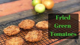 Fried Green Tomatoes  Crispy Classic Dish [upl. by Milt]