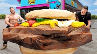 I Built The Worlds Largest MrBeast Burger [upl. by Aleel]