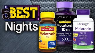 ✅ TOP 5 Best Melatonin For Sleep Today’s Top Picks [upl. by Alegna]