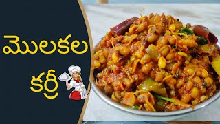 Sprouts Curry in Telugu  How to Make Sprouts Curry  Sprouts Recipes  Molakala Curry [upl. by Caneghem]