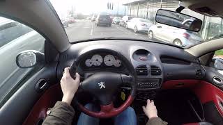 Peugeot 206 CC 16 16V 2001  POV Drive [upl. by Arramahs741]