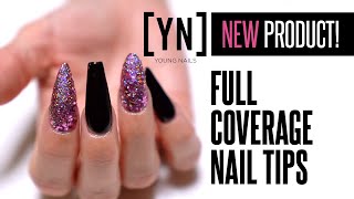 New Full Coverage Nail Tips  How to Apply Them [upl. by Derry]