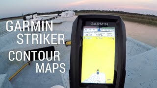 How to Use the Garmin Striker Contour Maps [upl. by Eetnuahs]