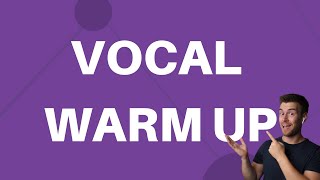 Vocal Warm Up Exercise 1  Lip Roll [upl. by Backler]