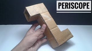 How To Make Simple Periscope From Cardboard and Mirrors  Periscope [upl. by Eussoj]