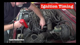 Toyota V6 engine 3VZE timing adjustment [upl. by Engedus]