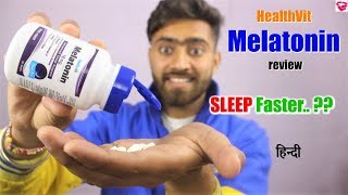 Sleep Faster using Melatonin  HealthVit Melatonin review  QualityMantra [upl. by Ricarda]