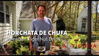 How to Make Valencian Horchata de Chufa Tiger Nut Shake [upl. by Nwahsid]