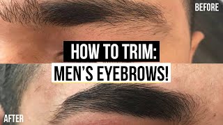 MENS EYEBROW GROOMING TUTORIAL EASY GROOMING ROUTINE  JAIRWOO [upl. by Adlee]