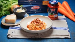 BARILLA SG  Spaghetti Bolognese [upl. by Aetnuahs]