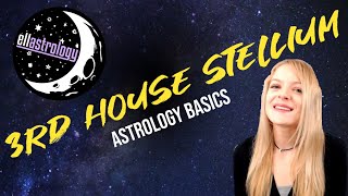 Astrology Basics Stellium3 or more planets in the 3rd house [upl. by Eillib361]