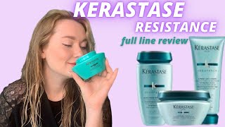 KERASTASE RESISTANCE FULL LINE REVIEW [upl. by Nels]