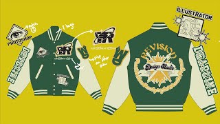 LETS DESIGN A VARSITY JACKET [upl. by Dugas]