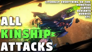 Monster Hunter Stories 2  ALL Kinship Attacks [upl. by Llednil909]