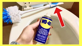 The TRUTH About WD 40 vs TOILET for Cleaning The One TRICK Everyone Should KNOW  Andrea Jean [upl. by Bj484]