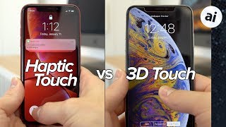 Haptic Touch vs 3D Touch  Is iPhone XR missing out [upl. by Nylia]