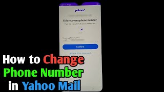 How to Change Phone Number in Yahoo Mail [upl. by Araihc]