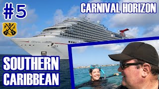 Carnival Horizon Southern Pt5 Curaçao Sunscape Day Pass Mambo Beach Snorkeling  ParoDeeJay [upl. by Goldberg]