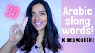 20 ARABIC SLANG WORDS TO HELP YOU FIT IN [upl. by Halimaj495]