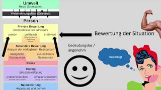 Erklärvideo Stressmodell von Lazarus einfach erklärt [upl. by Delmor37]