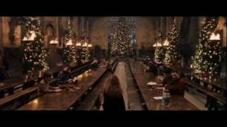 Harry Potter and the Philosophers Stone  christmas at Hogwarts HD [upl. by Sesylu]