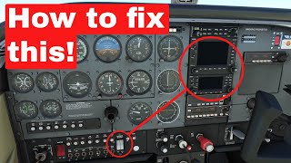 MSFS2020 broken avionics FIX  QUICK and EASY [upl. by Lishe]