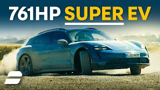 NEW Porsche Taycan Cross Turismo Turbo S Review Road Rally amp Range Test  4K [upl. by Deeas]