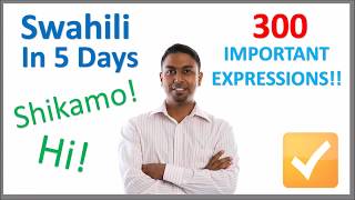 Learn Swahili in 5 Days  Conversation for Beginners [upl. by Emad46]