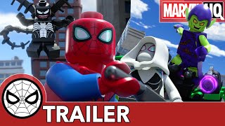 LEGO SpiderMan on Marvel HQ  TRAILER [upl. by Torras]