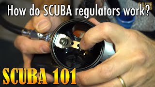 How do SCUBA regulators work  SCUBA 101 [upl. by Enaitsirhc]