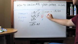 How to Calculate Your Grade in a Class [upl. by Davita]