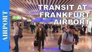 TRANSIT WALK AT FRANKFURT Airport FRA Terminal 1  Connection Flight Transfer Arriving amp Departing [upl. by Atul]