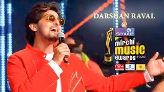 Darshan Raval rocks the stage of Smule Mirchi Music Awards 2020  KAMARIYA  CHOGADA TARA [upl. by Akinnor]