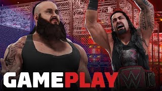 WWE 2K19 Hell in a Cell Gameplay [upl. by Gerstein]