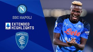 Napoli vs Empoli Extended Highlights  Serie A  CBS Sports Golazo [upl. by Ahk845]