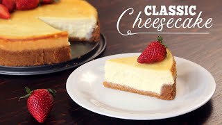 Classic Cheesecake Recipe  How Tasty Channel [upl. by Heeley]