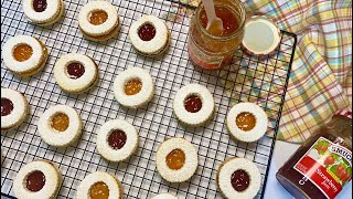 Centenarios  Galletas De Mantequilla Con Mermelada  Linzer Cookies [upl. by Yras]