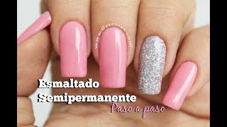 Clase 10 Esmaltado Semipermanente paso a paso ♥ Deko Uñas  Gel polish step by step [upl. by Saitam278]