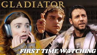 GLADIATOR 2000  MOVIE REACTION  FIRST TIME WATCHING [upl. by Marcelline]