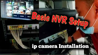 Hikvision Latest Version NVR IP Camera installation  Basic NVR Set Up [upl. by Bone]