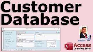 Microsoft Access Customer Database CRM MS Access Customer Template  Free Download [upl. by Einial]