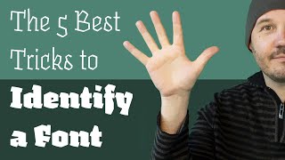 The 5 best Tricks to Identify a Font [upl. by Schrick796]