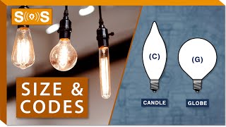 Decorative Light Bulb  Size amp Codes  Spec Sense [upl. by Whitcher]