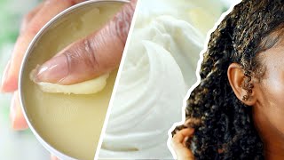 DIY Natural Hair Products  POMADE amp HAIR BUTTER [upl. by Wallraff]