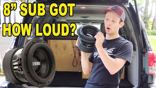 How Loud Can a HUGE 8quot Subwoofer Get  Sundown SA8 [upl. by Leuneb697]