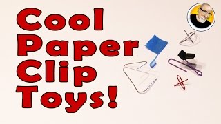 Cool Paper Clip Toys [upl. by Berni]